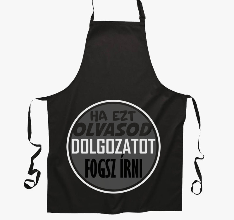 Dolgozat írós kötény — Fekete