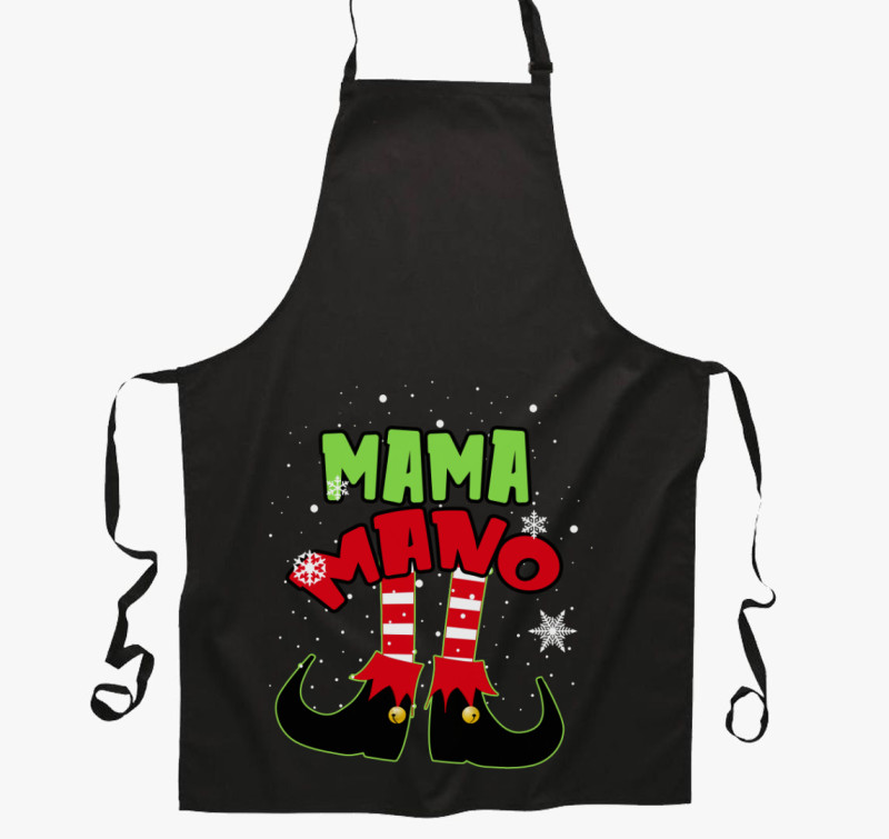 Mama manó kötény — Fekete