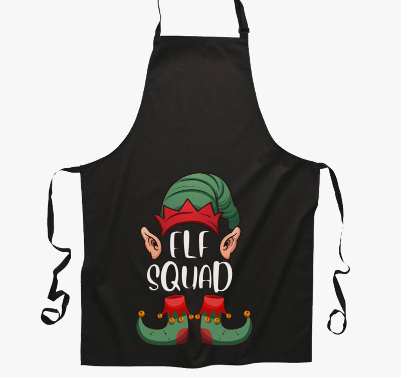 Elf Squad kötény — Fekete