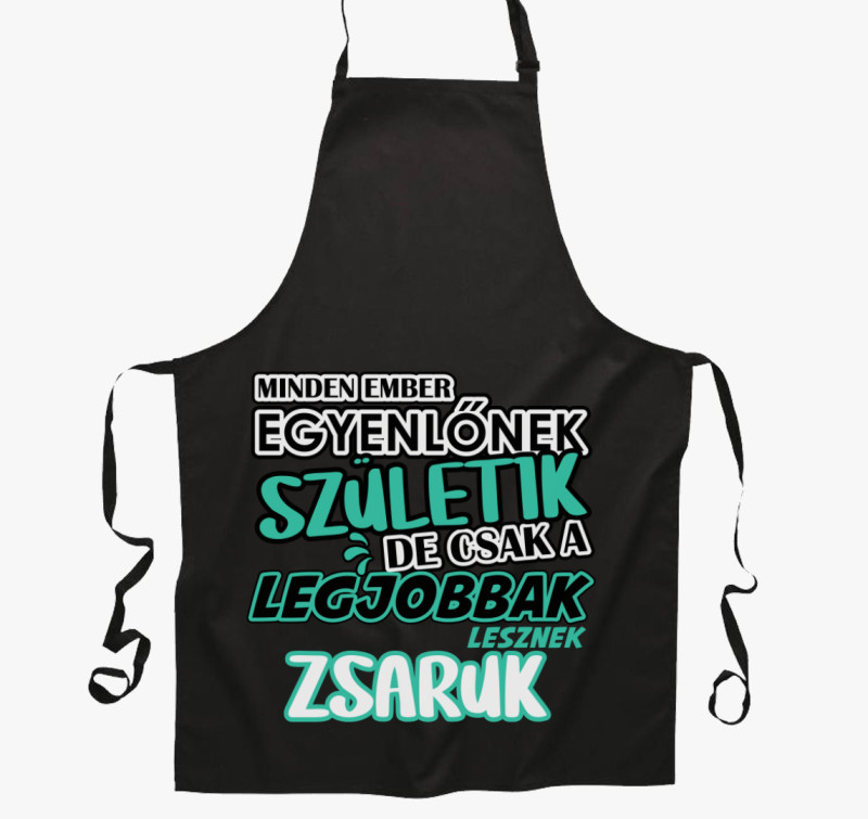 Egyenlőnek születik zsaru kötény — Fekete