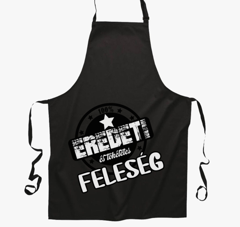 Feleség tökéletes kötény — Fekete