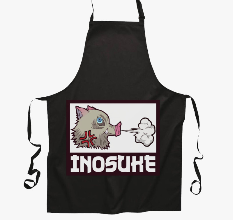 Inosuke kötény — Fekete