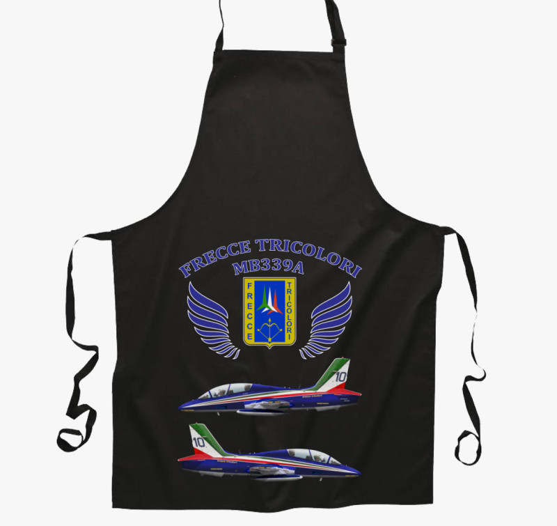 Frecce Tricolori kötény — Fekete