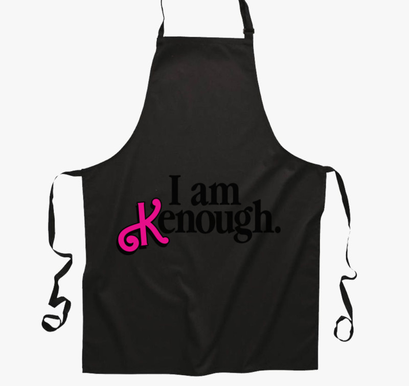 I Am Kenough kötény — Fekete
