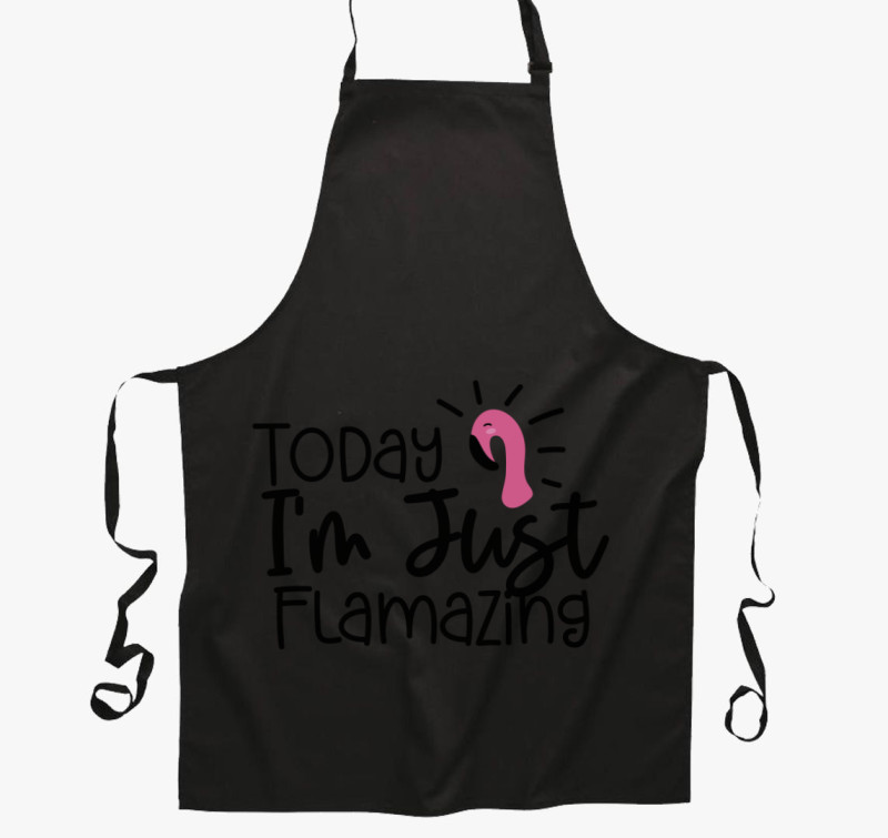 Flamazing kötény — Fekete