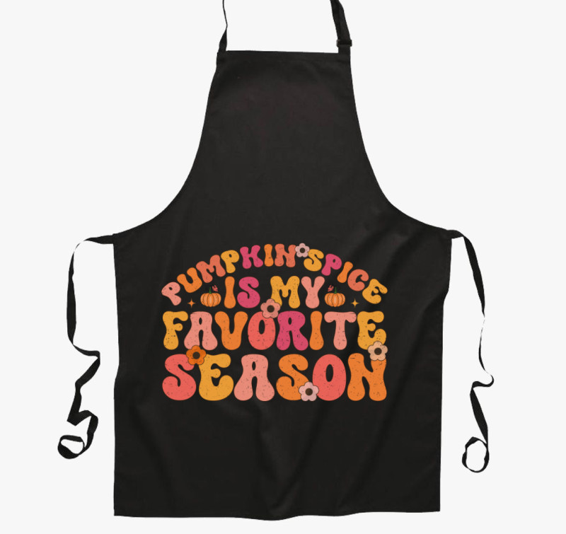 Fav spice kötény — Fekete