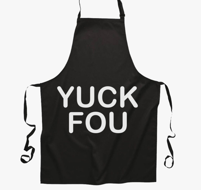 Yuck kötény — Fekete