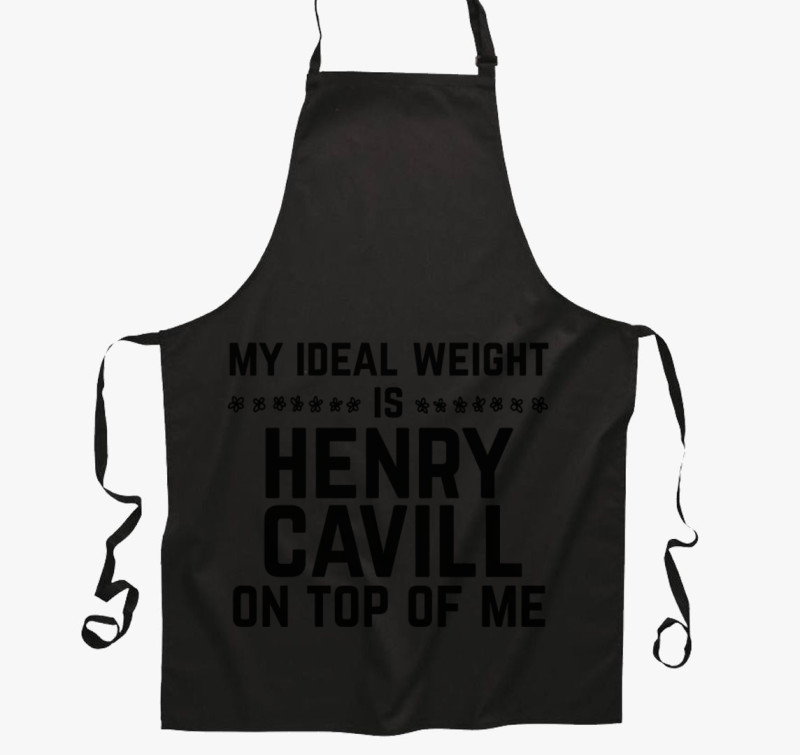 Ideal weight HC kötény — Fekete