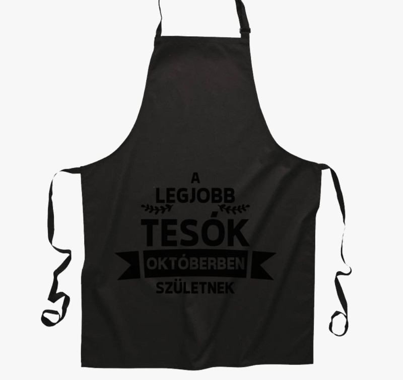 A legjobb tesók októberben születnek kötény — Fekete