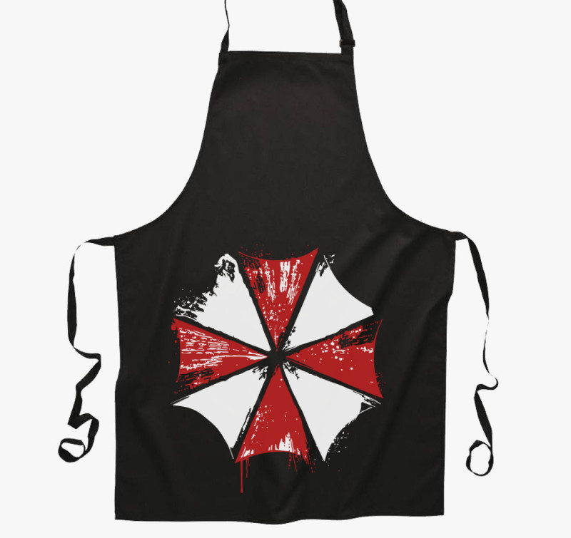 Umbrella corp kötény — Fekete