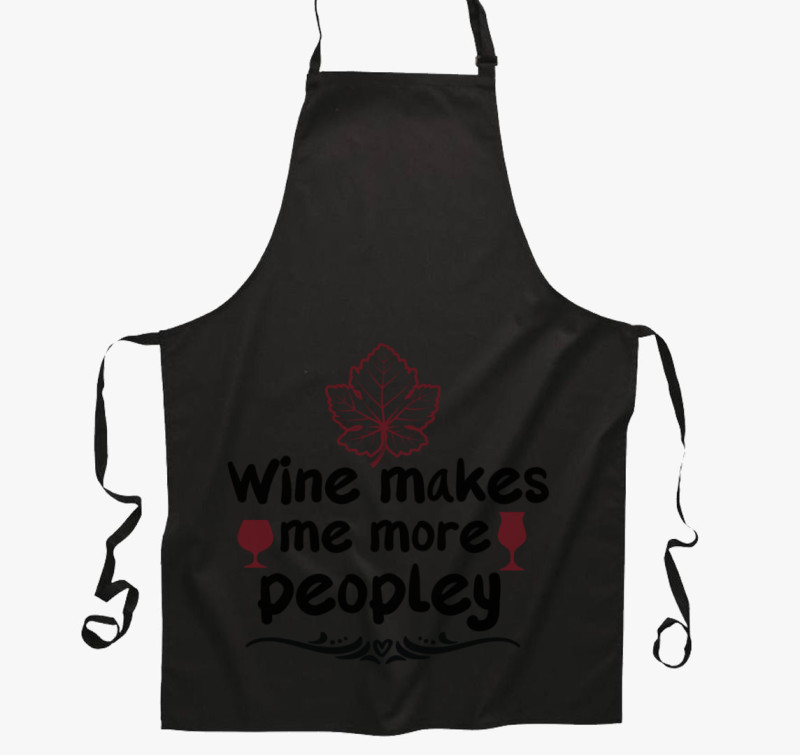 Peopley kötény — Fekete
