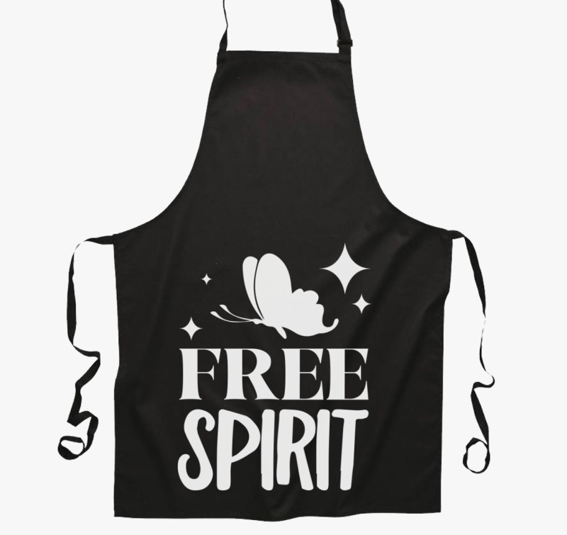 Free spirit kötény — Fekete
