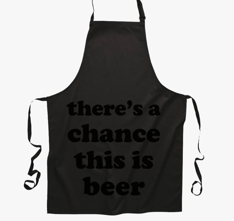 Beer chance kötény — Fekete