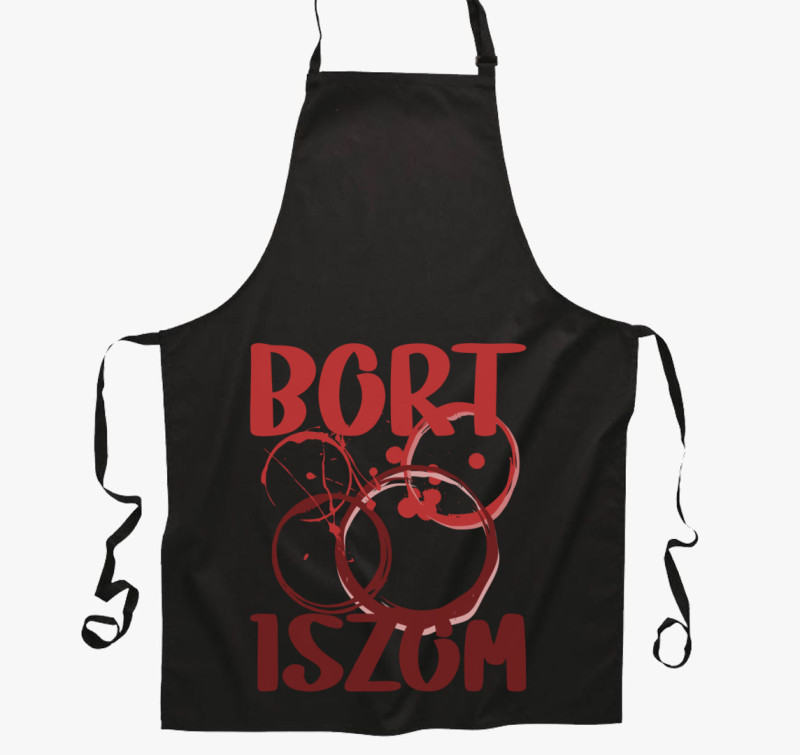 Bort iszom kötény — Fekete