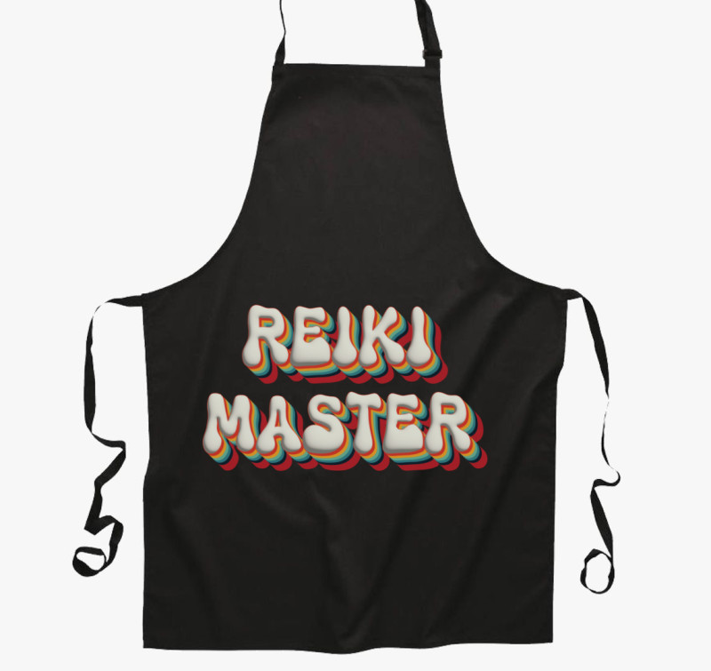 Reiki mester kötény — Fekete