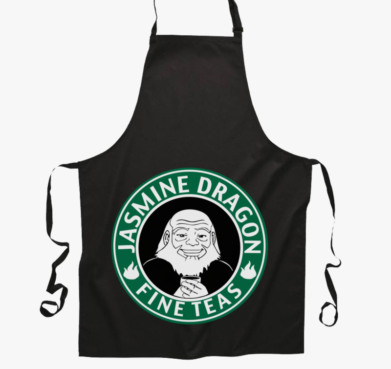Avatar tea kötény — Fekete