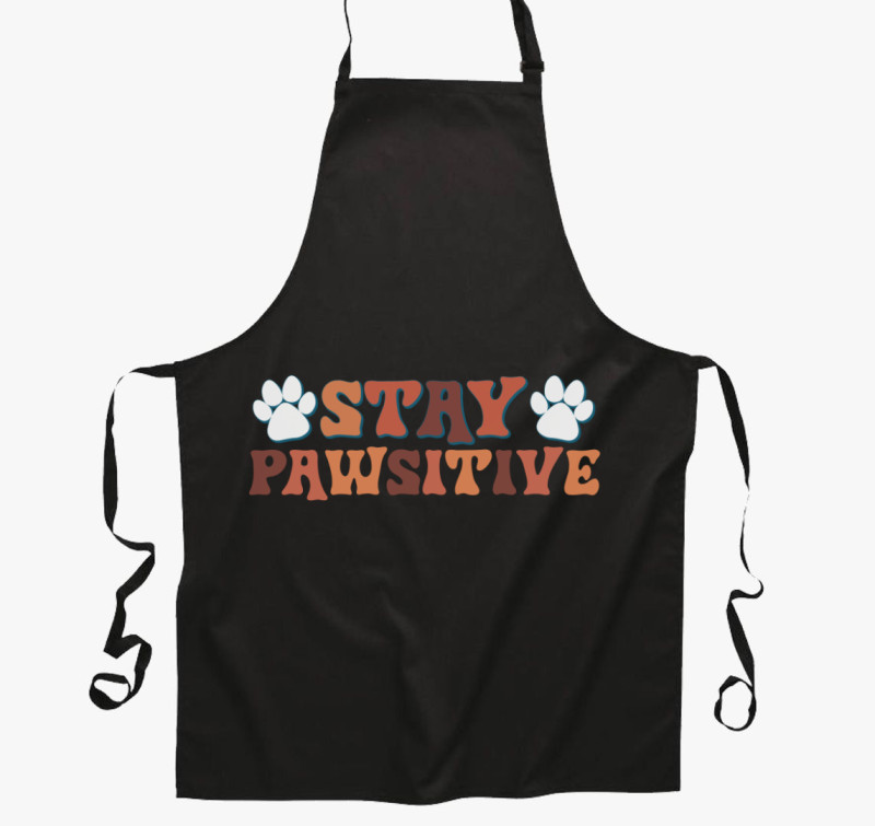 Pawsitive kötény — Fekete
