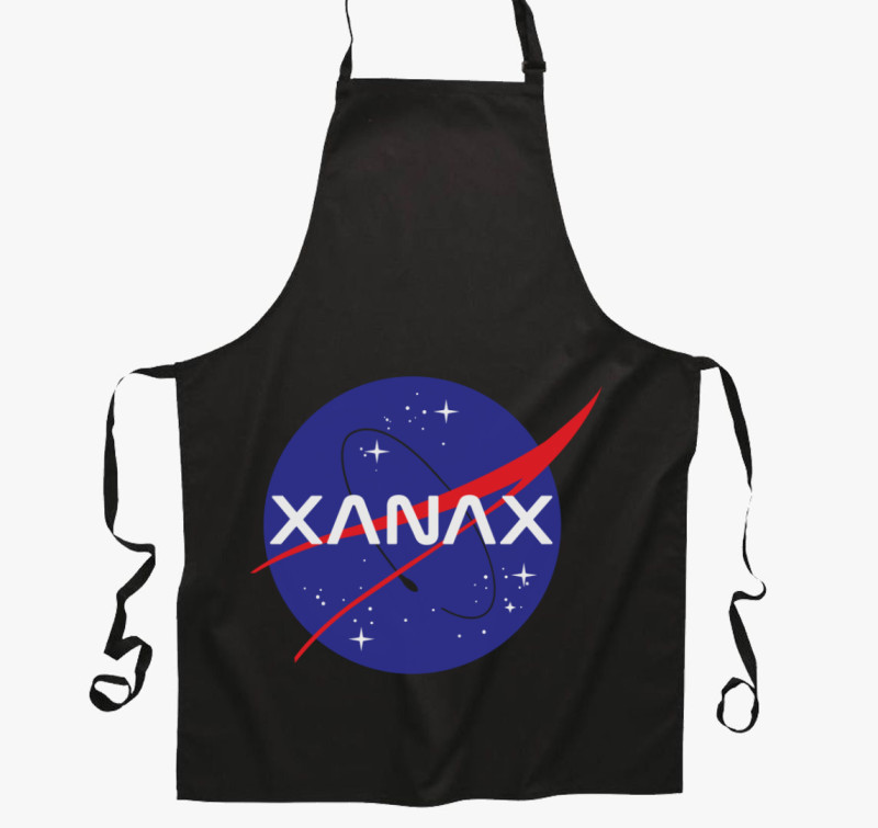 Xanax kötény — Fekete