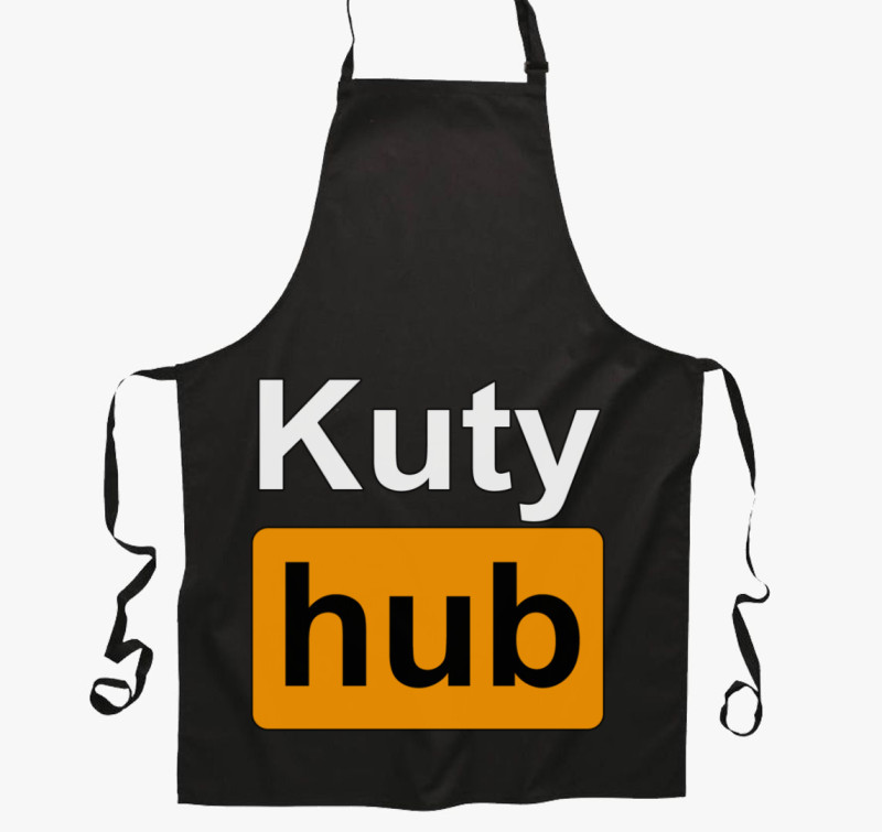 Kuty Hub kötény — Fekete