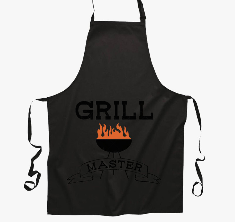 Grill Mester kötény — Fekete