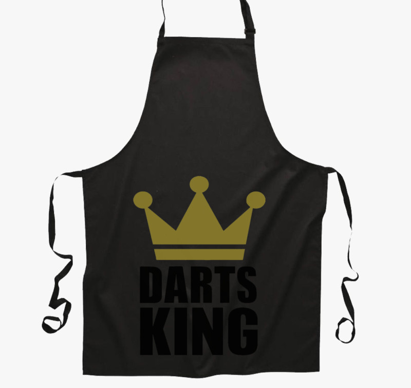 Darts King kötény — Fekete