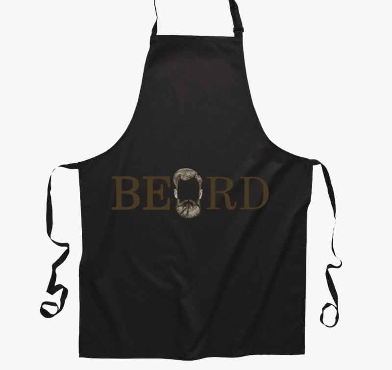 BEARD Brand kötény  — Fekete