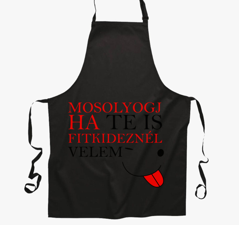 Fit kid kötény — Fekete