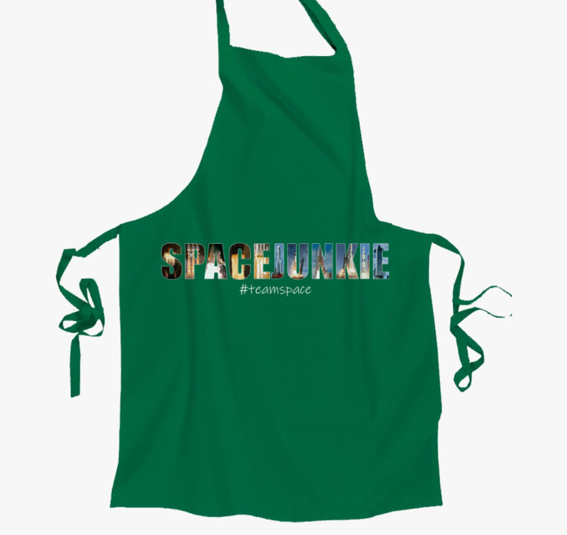 Spacejunkie #teamspace kötény — Kelly zöld