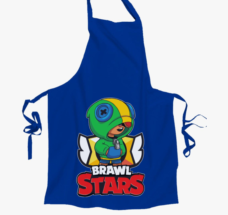 Brawl Stars - Leon kötény — Királykék
