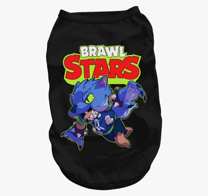Brawl Stars - Farkasember Leon kutyaruha — Fekete