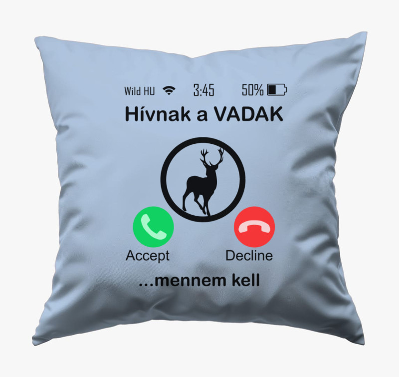 Hívnak a vadak párna — Kék