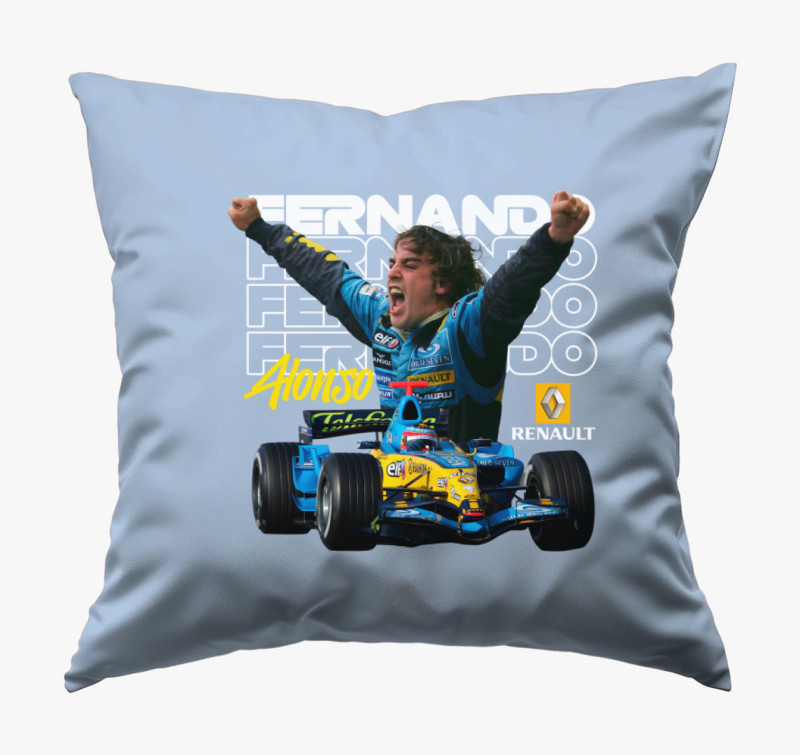 Alonso F1 párna — Kék