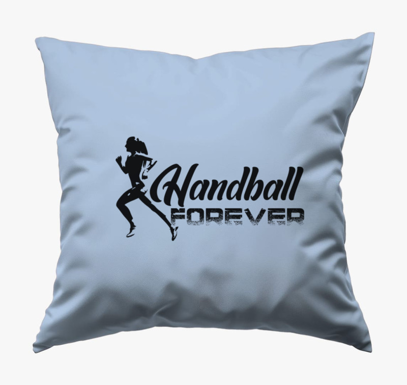 Handball forever feliratos párna — Kék