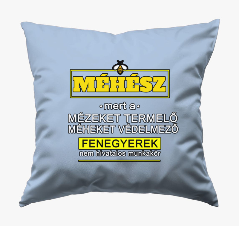 Méhész fenegyerek párna — Kék