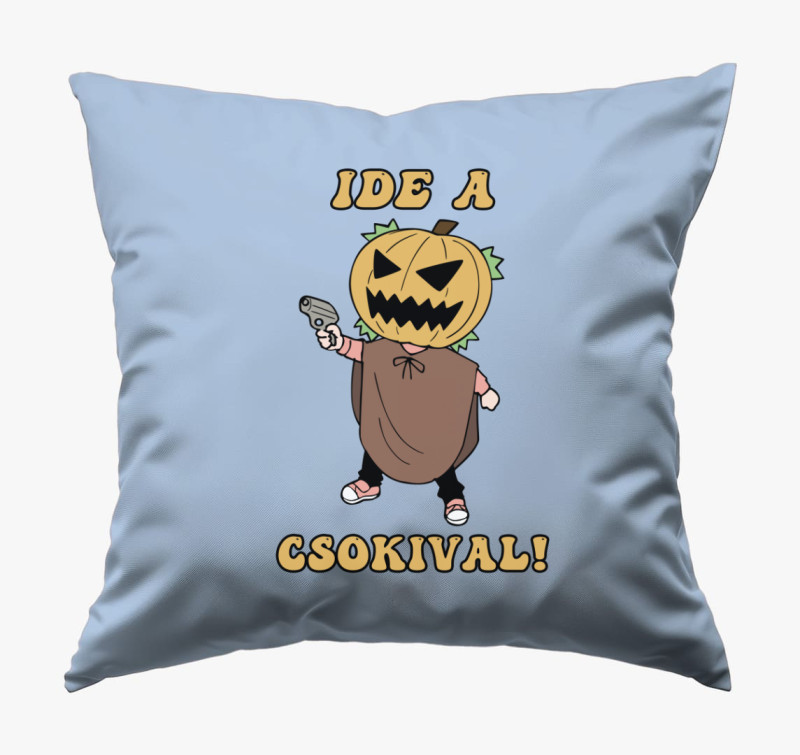 Ide a csokival párna — Kék