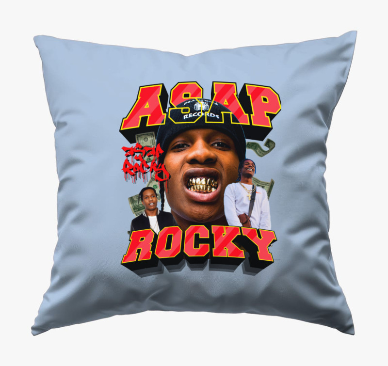 ASAP Rocky aranyfog párna — Kék