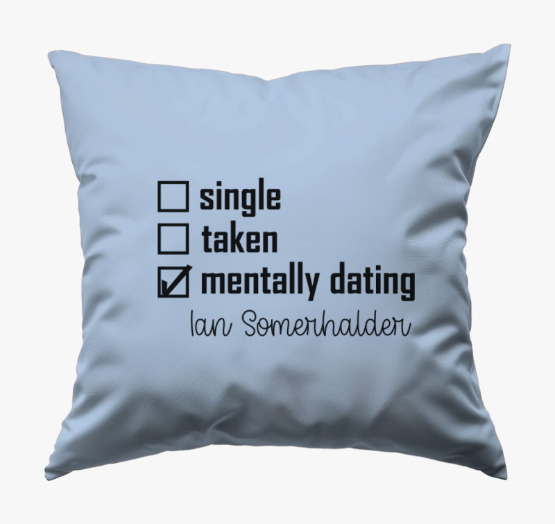 Mentally dating Ian párna — Kék