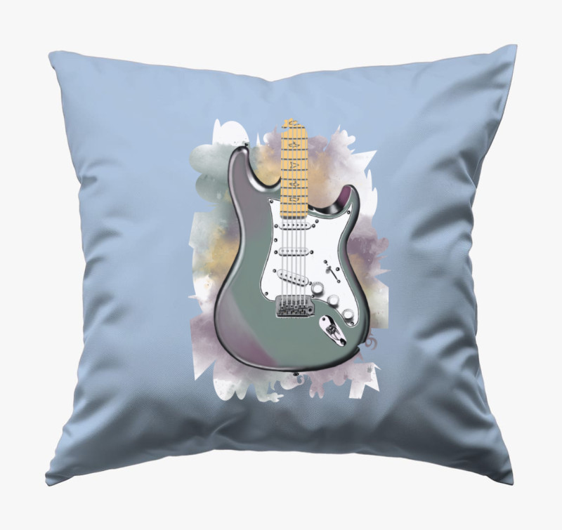 John Mayer Lunar Ice gitár párna — Kék