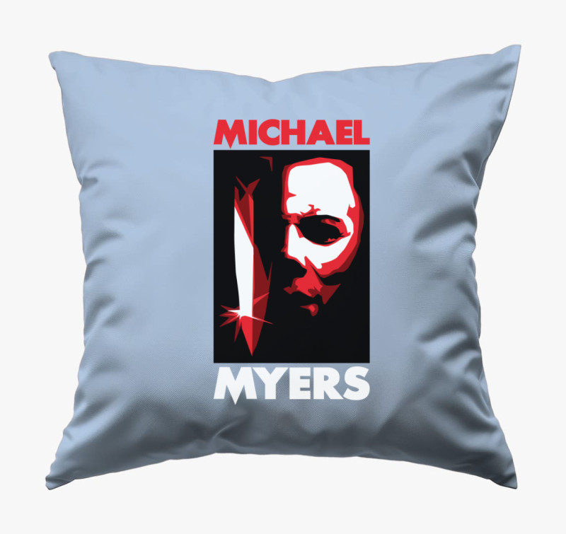 Halloween Michael Myers párna — Kék
