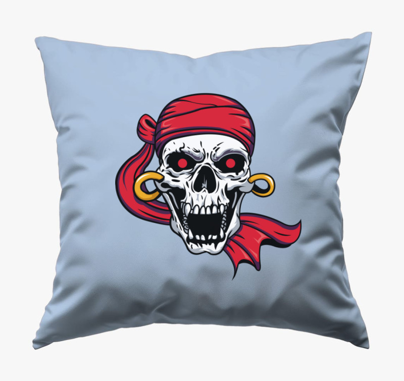 Pirate skull 8 párna — Kék