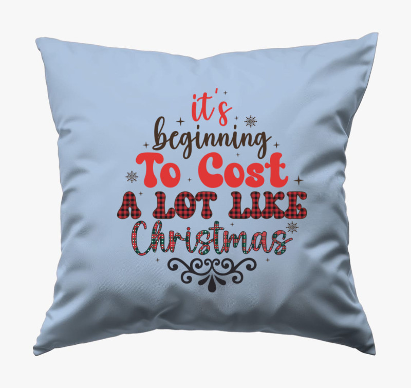 Cost xmas párna — Kék