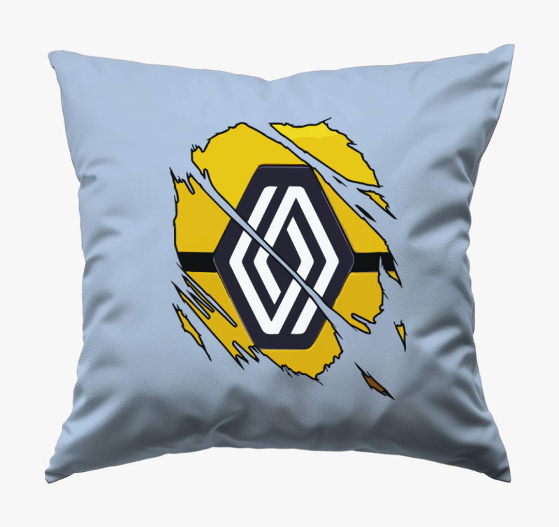 Repedezett Renault párna — Kék