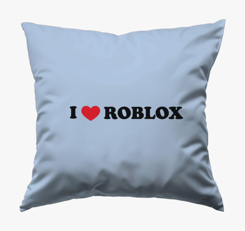 I love Roblox párna — Kék