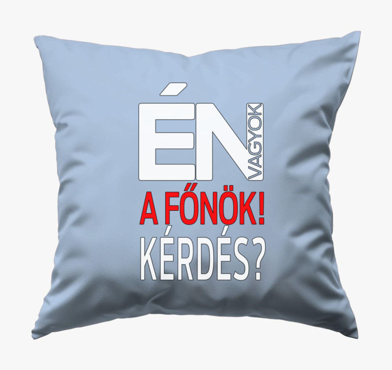 Én vagyok a főnök párna — Kék