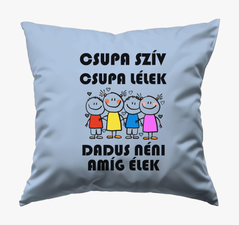 Dadus Néni amíg élek párna — Kék
