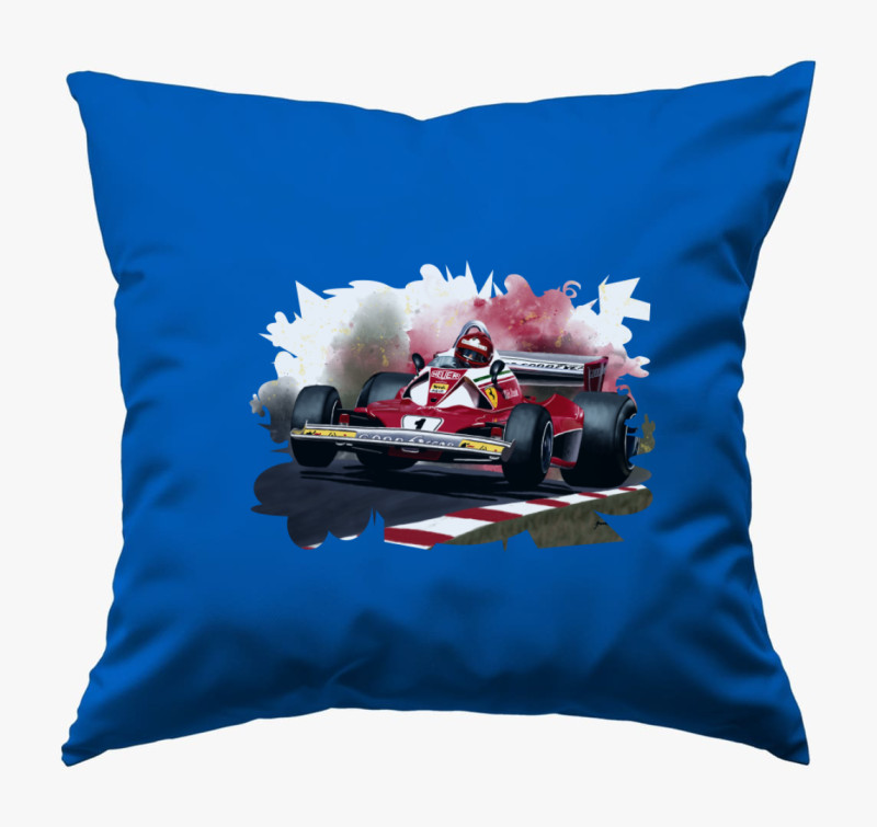 Niki Lauda párna — Királykék