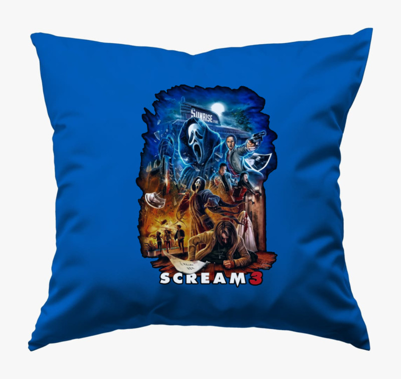 Scream 3 párna — Királykék