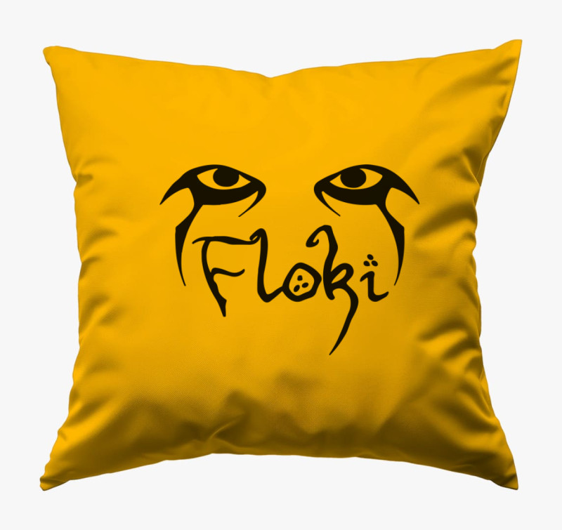 HRAFNA-FLOKI párna — Napsárga