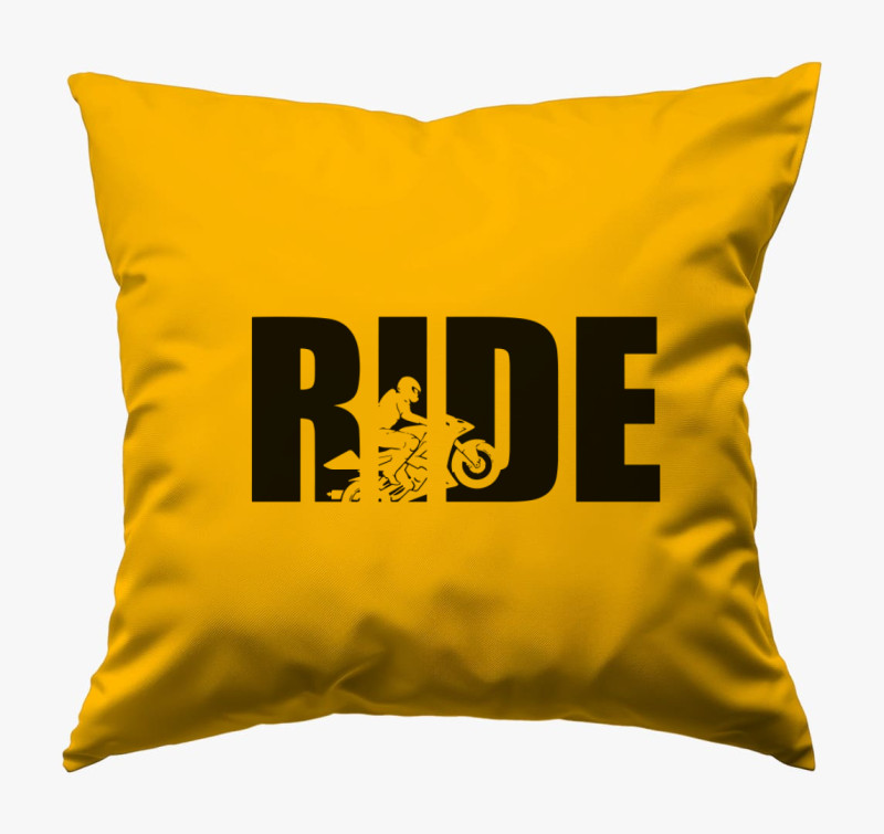 Ride motorcycles párna — Napsárga