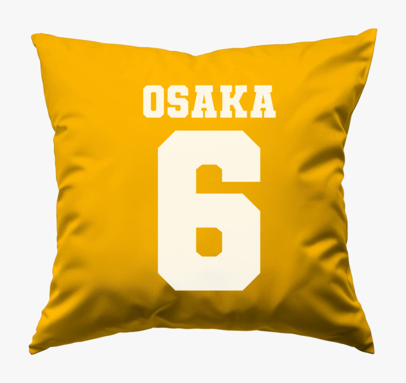 Osaka 6 design divat párna — Napsárga